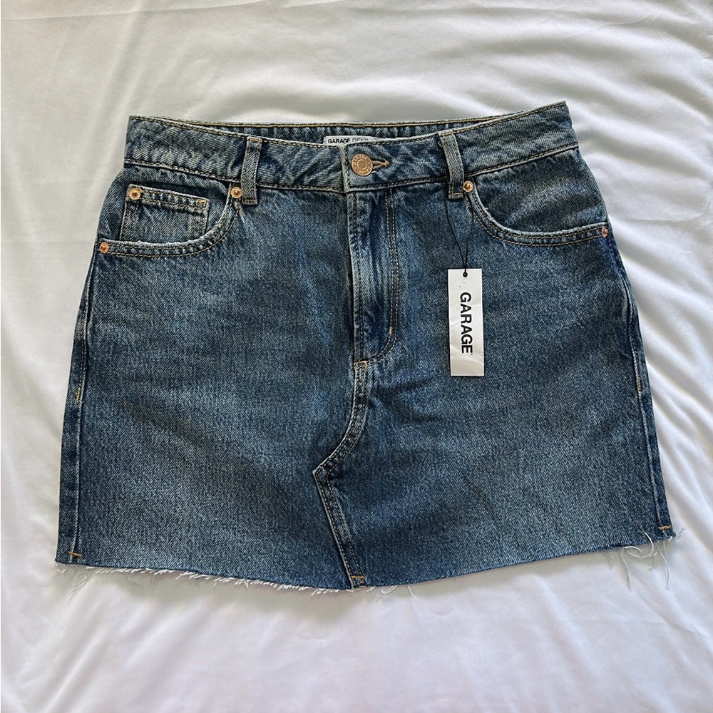 Garage Denim Skirt
